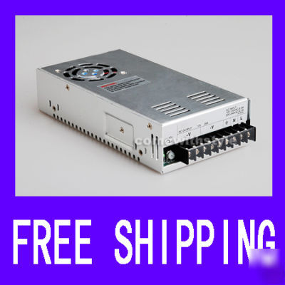 12V dc 29A 350W regulated switching power supply w/ ul