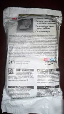 3M 6006 cartridge and respirator