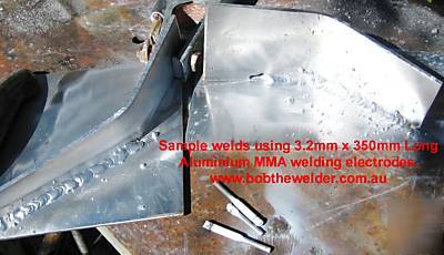 Aluminium welding, welding rods, stick welding,