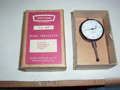Craftsman dial indicator no.9 38683 .... 