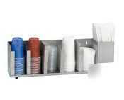 Dispense rite lid/cup organizer adjustable 5 sec.