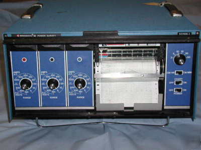 Esterline angus 3 channel ac power recorder #S22906-1
