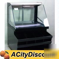 Grocer bakery merchandising dry display case