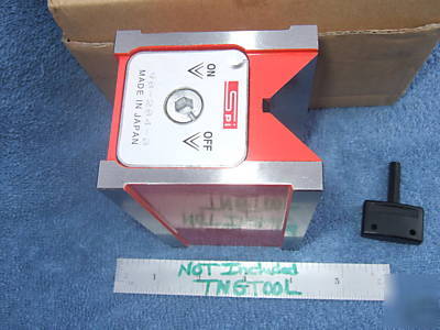 Magnetic v-block spi 45* 98-284-3 used? toolmaker wow