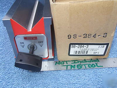 Magnetic v-block spi 45* 98-284-3 used? toolmaker wow