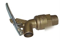 Manual drum faucets- brass-plated zinc 3/4 in