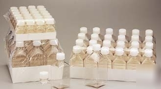Nalge nunc square media bottles, pet, sterile