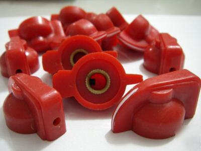 12PCS for amplifier,bass red chicken head knobs knob,rk