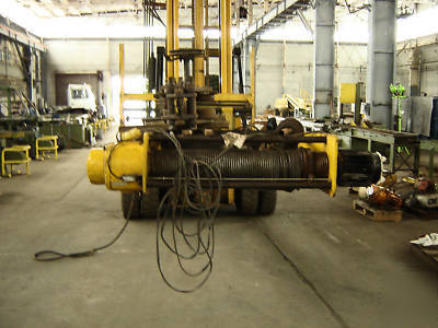 15 ton p&h wire rope hoist 