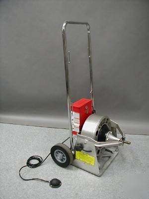 Cordless battery operated drain sewer trojan tool