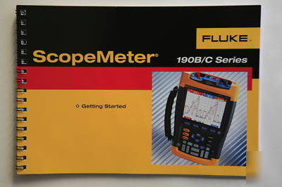 Fluke scopemeter 196B kit with extras oscilloscope 196
