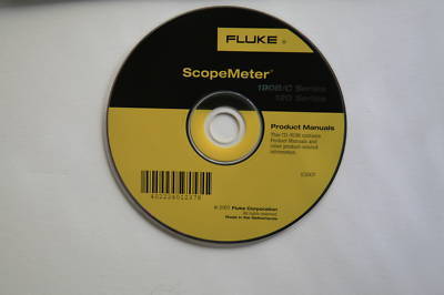 Fluke scopemeter 196B kit with extras oscilloscope 196