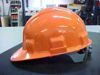 Hard hat, sentry iii, ratchet suspension, orange