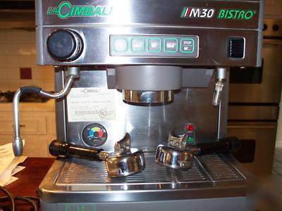 La cimbali M30 bistro cappuccino machine with grinder