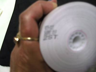 New 2 sided thermal printer paper- ncr- 49 rolls 