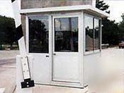 Pre-assembled 8' x 6' guard shack/ticket booth