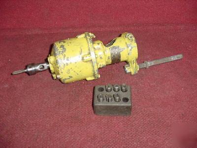 Procunier style ew, size 2,tapping head and (7) collets