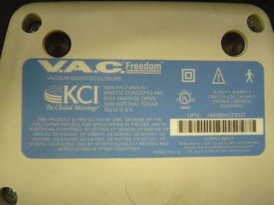 V.a.c freedom therapy portable system for wound healing