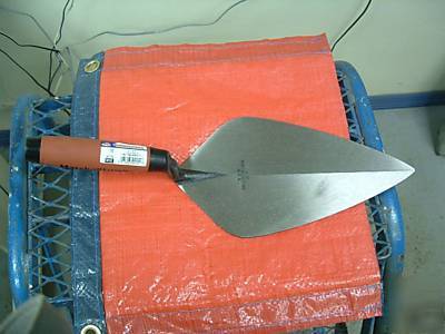 New london style brick trowel wide with durosoft handle