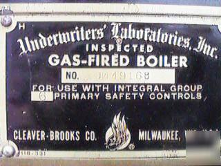 New surplus cleaver brooks firetube boiler M723 -15
