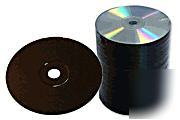 100 prodisc black silver shiny cd-r blank cd media disk