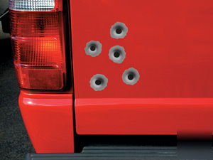Adhesive bullet holes - 8 pack