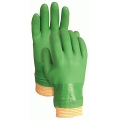 Atlas glove 600 atlas vinylove full dip knit wrist larg