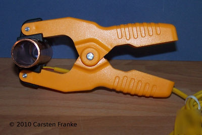 Clamp on k-type thermocouple thermometer hvac tool pipe
