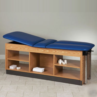 Clinton 1764 double leg lift exam treatment table