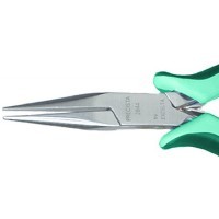 Excelta plier, chain nose, serrated jaws 2844D