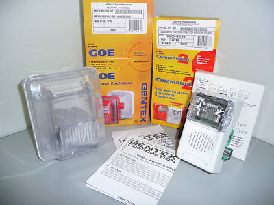 Gentex WGEC24 - horn/strobe w/ weatherproof box *white*