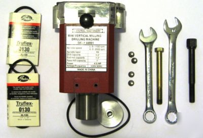 Hf/grizzly R8 roller bearing mini-mill belt drive set 