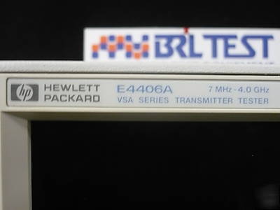 Hp E4406A vsa transmittertester 7 mhz - 4.0 ghz