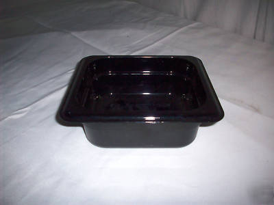 New cambro 62HP 1/6 size high heat plastic food pan- 