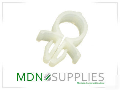 Pack of 20 x 6.2MM closed wire saddle wiring clip