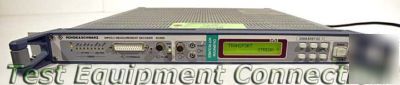 Rohde schwars r&s MPEG2 measurement generator dvg