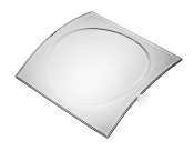 Rosseto liteware clear convex dish |500 ea| AC2454
