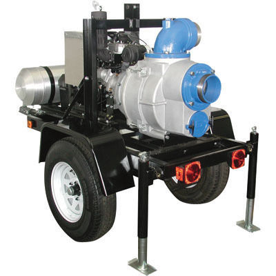 Trash pump commercial - 60,000 gph - 20.8 hp honda