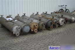 Used: doring and baumer six pass shell and tube heat ex