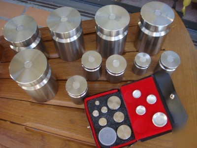 Set of 21 calibration weights .001 lbs to 5 lbs