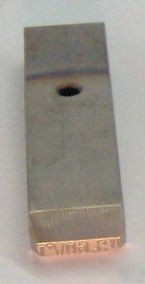 Steel stamp custom marking punch 9-15 char. arial 1/16