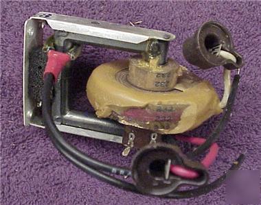 Vintage television flyback high voltage transformer