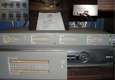 Wohler lm 53-8 analog 8 channel level meter unit