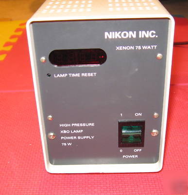 Xenon lamp power supply, nikon fluorescent microscope 
