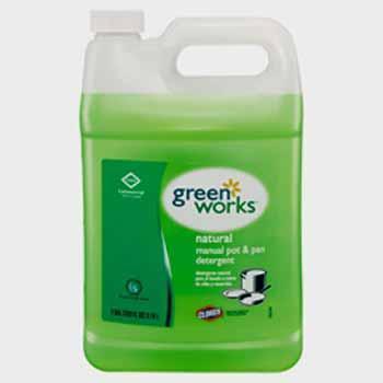 Green works natural dishwashing liquid, gallon case pac