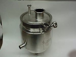 Jacketed tank 2.5 liter amersham kvick feed reservoir 