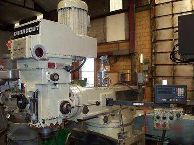 New willis vertical mill, 11.75X59 tble, all 2 axis dro