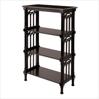 Bay trading cheval three-tier bookcase