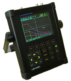 Handheld, portable, digital ultrasonic flaw detector