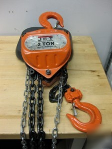 Jet 101714 smh-2T-20 2-ton capacity 20-foot chain hoist